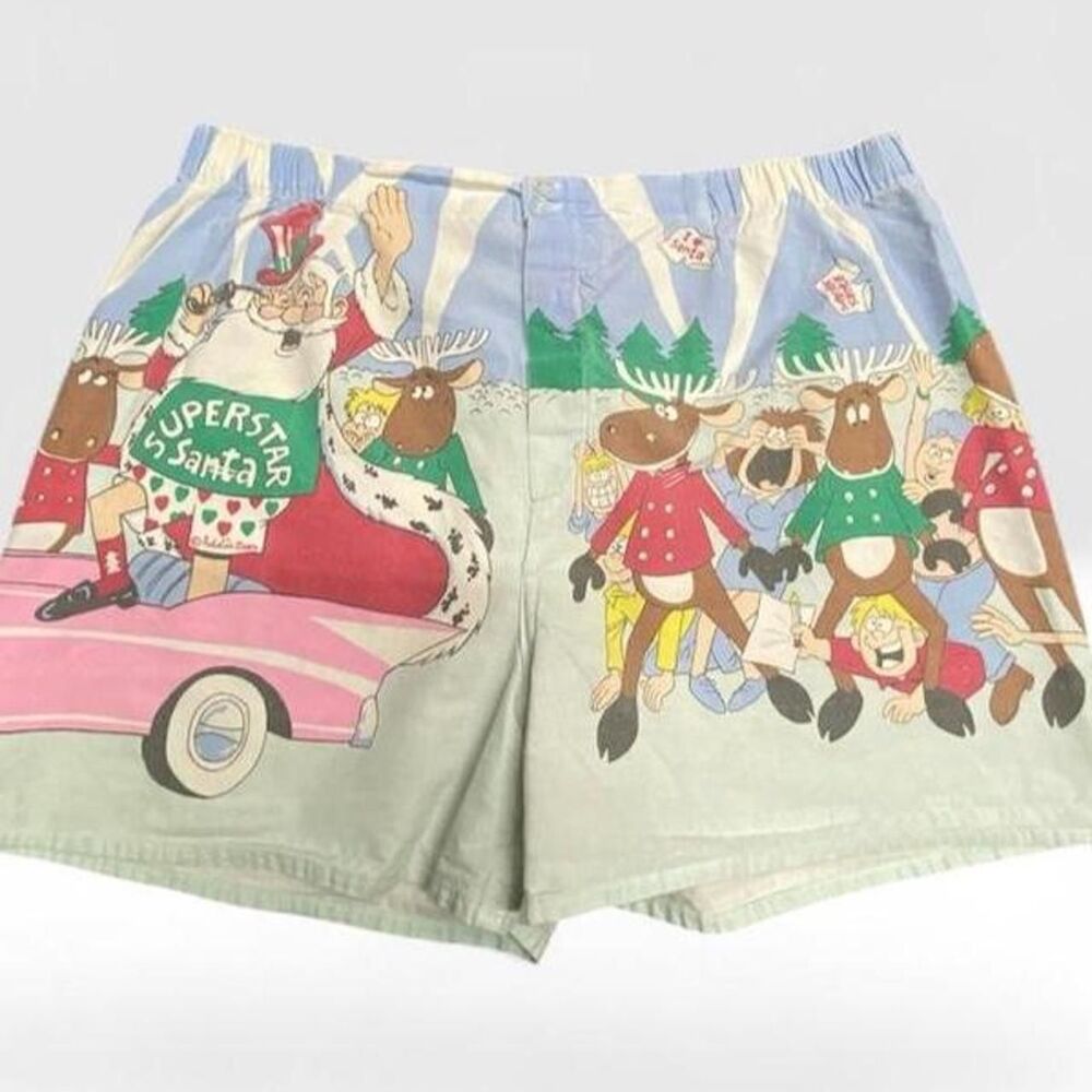 ^ addiction size large multi-color Boxers-briefs Christmas